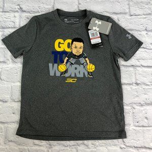 Under Armour Boys Graphic T-shirt Gray NWT